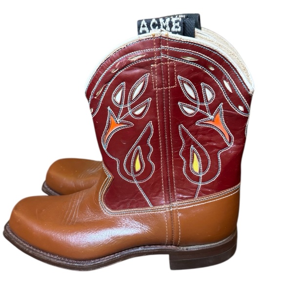 Vintage Acme deadstock children’s western cowboy boots - Picture 2 of 9